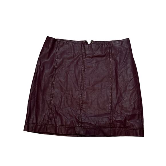 Free People Dresses & Skirts - Free People “leather” mini